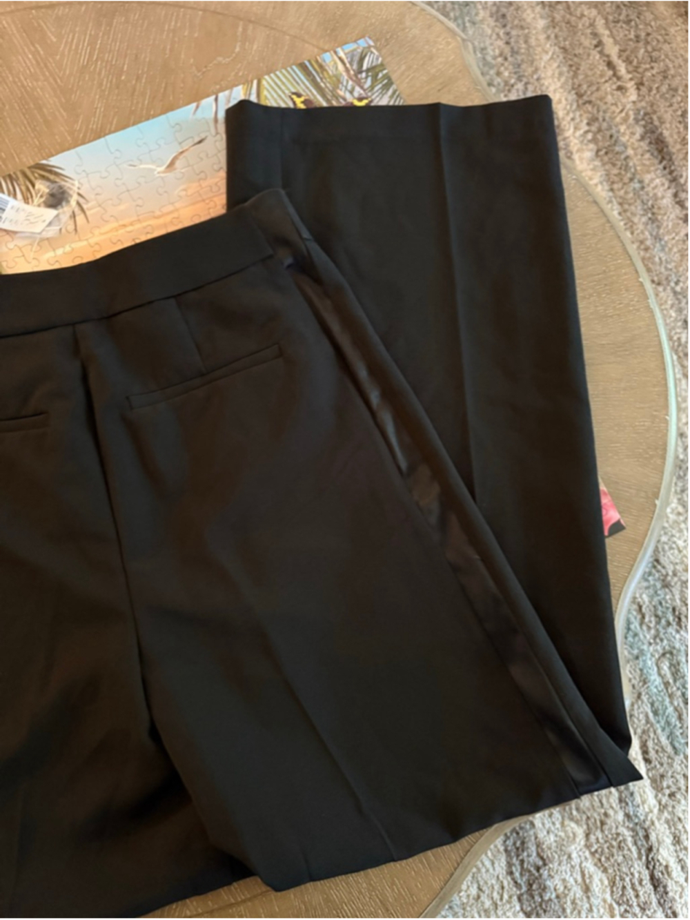 Women's New York & Company Black Palazzo Pants Size 0 - Picture 6 of 10
